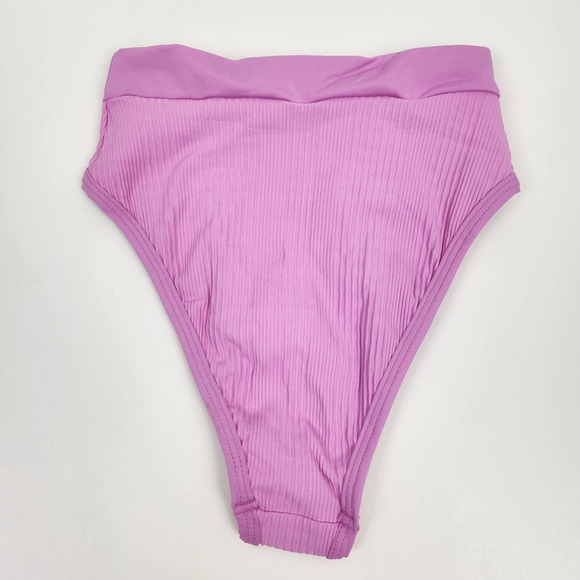 L*Space Frenchi Bikini Bottom Bitsy Cut Size Large Rosebud Pink NWOT - Picture 3 of 5